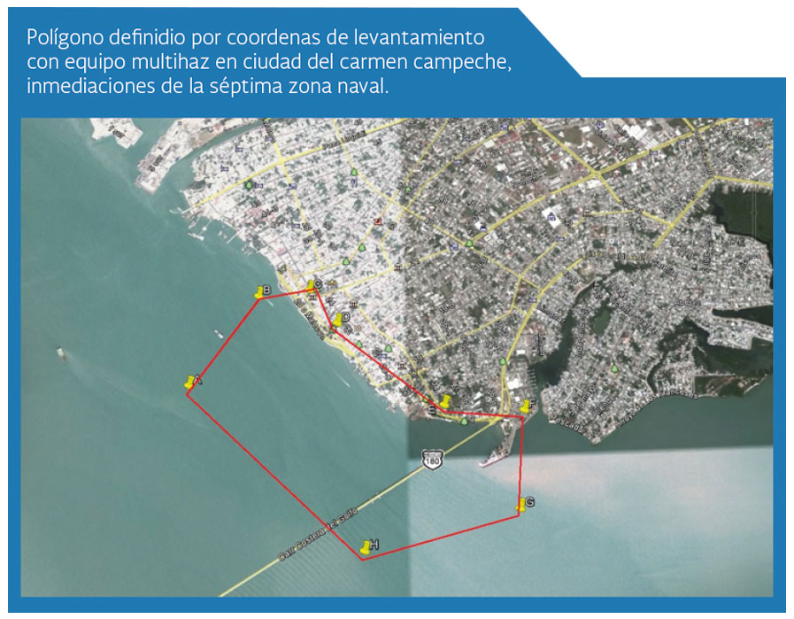 Poligono levantamiento hidrografico